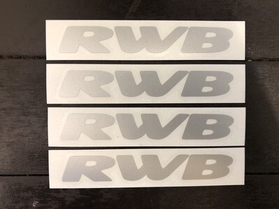 RWB Sticker 110mm×17mm ( Set of 4 Sheet ) RWB Sticker 110mm×17mm ( Set of 4 Sheet )