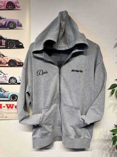 2026 RWB×DPLS Zip-up hoodie Gray