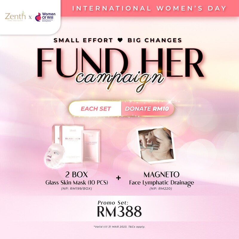 Women's Day: GLASS SKIN Mask Bundle (RM10 Donation)