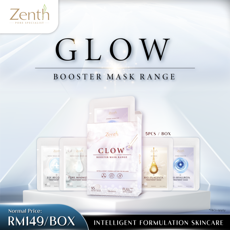 Glow Booster Mask Range (5 functions)
