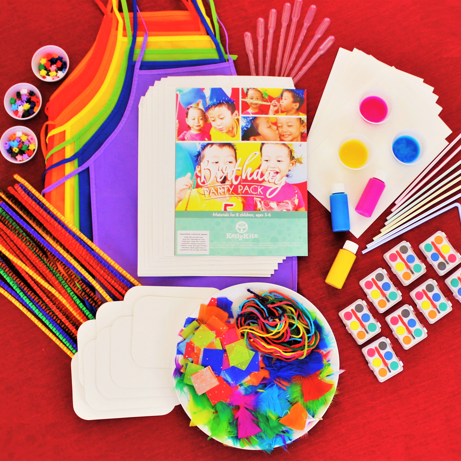 Art Party Kit for 8 Guests