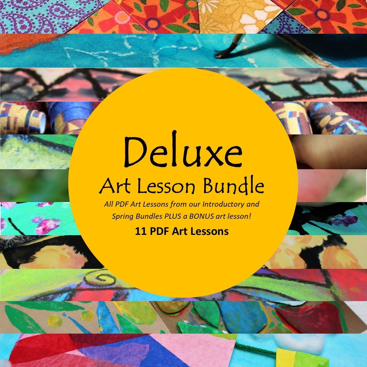 Deluxe Art Bundle - 10 PDF Lesson Plans plus BONUS Lesson Plan