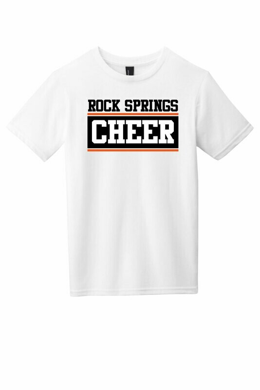 RSHS Cheer District Youth Very Important Tee White Design1 (DT6000Y)