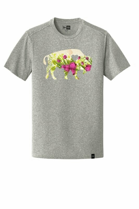 Wyo Apparel - Floral1 Buffalo (NEA100)