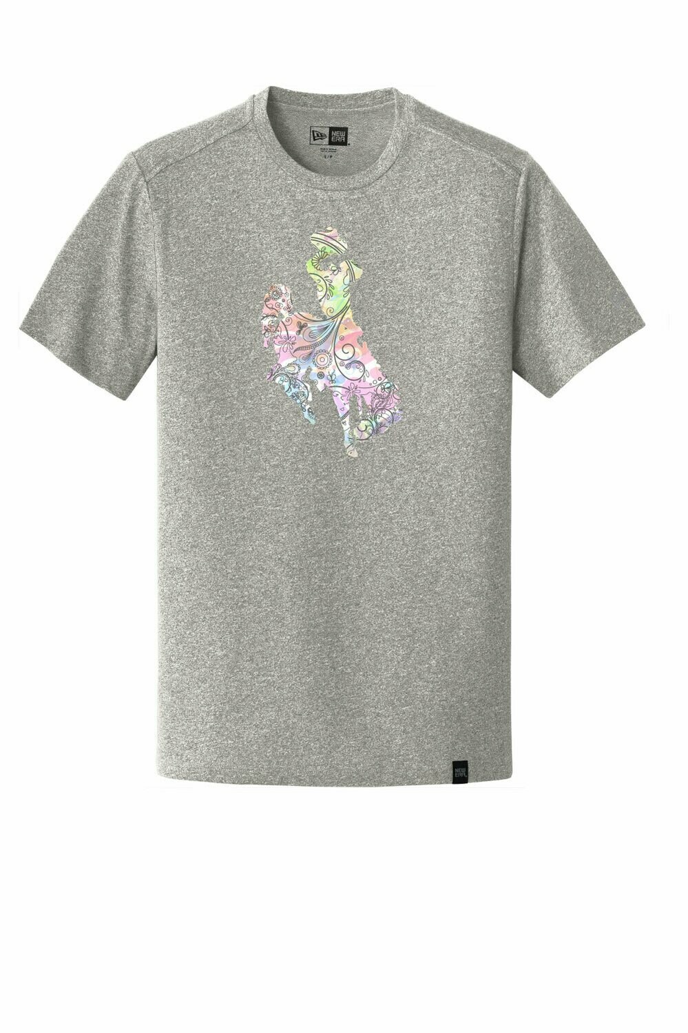 Wyo Apparel - Floral2 Bucking Horse (NEA100)