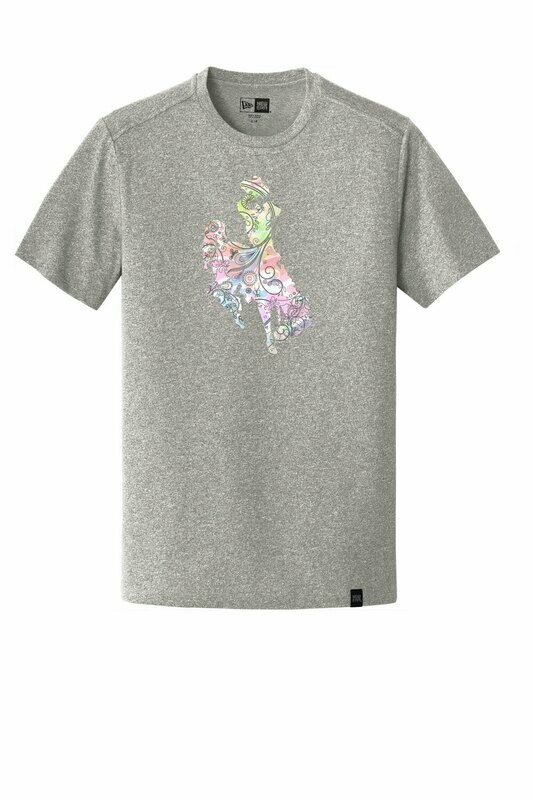 Wyo Apparel - Floral2 Bucking Horse (NEA100)
