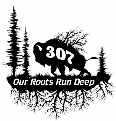 Wyo Sticker - Our Roots Run Deep (5in X 4.5in)