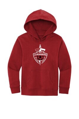 Avengers - District Youth V.I.T. Fleece Hoodie (DT6100Y Classic Red)