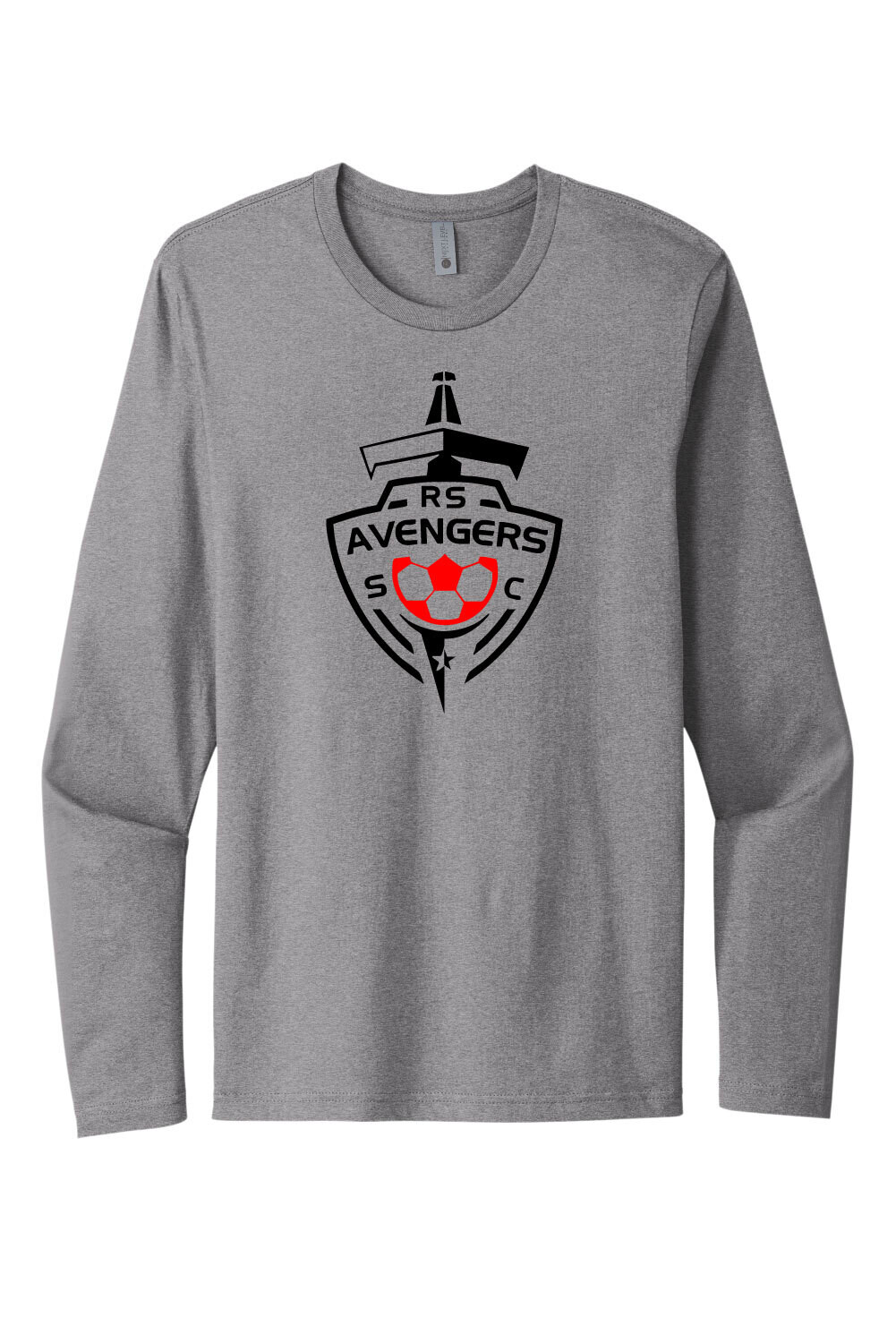 Avengers - Next Level ™ Cotton Long Sleeve Tee (NL3601 Heather Gray)