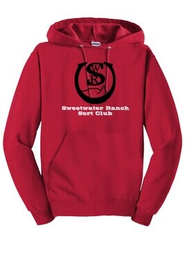 Sweetwater Ranch Sort Club - JERZEES NuBlend Pullover Hooded Sweatshirt (996M True Red)