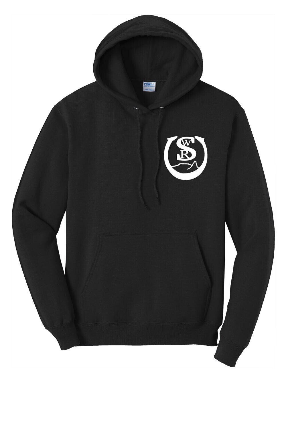 Sweetwater Ranch Sort - Port &amp; Company Core Fleece Pullover Hooded Sweatshirt (S PC78H jetBlack)