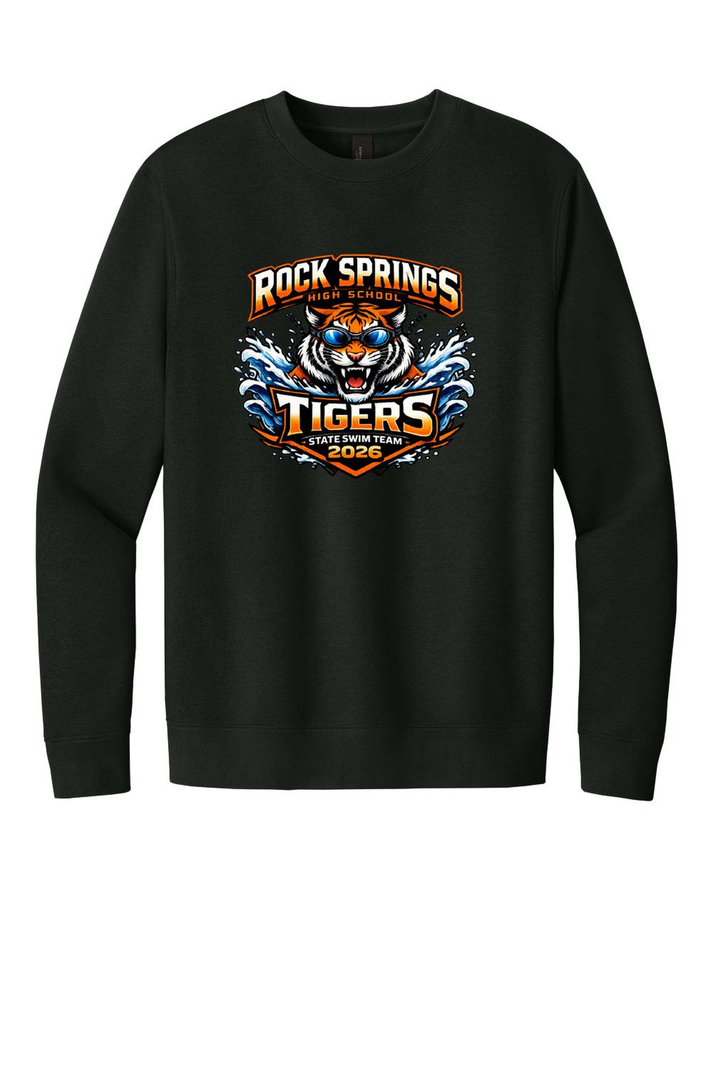 District V.I.T. Fleece Crew (DT6104 Black)