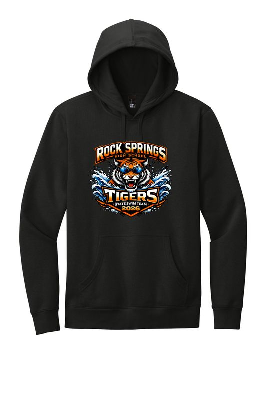 RSHS Swim - District V.I.T. Fleece Hoodie (DT6100 Black)