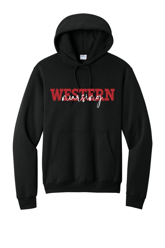 WWCC SNA - Port &amp; Co™ Core Fleece Pullover Hooded Sweatshirt (PC78H Western)