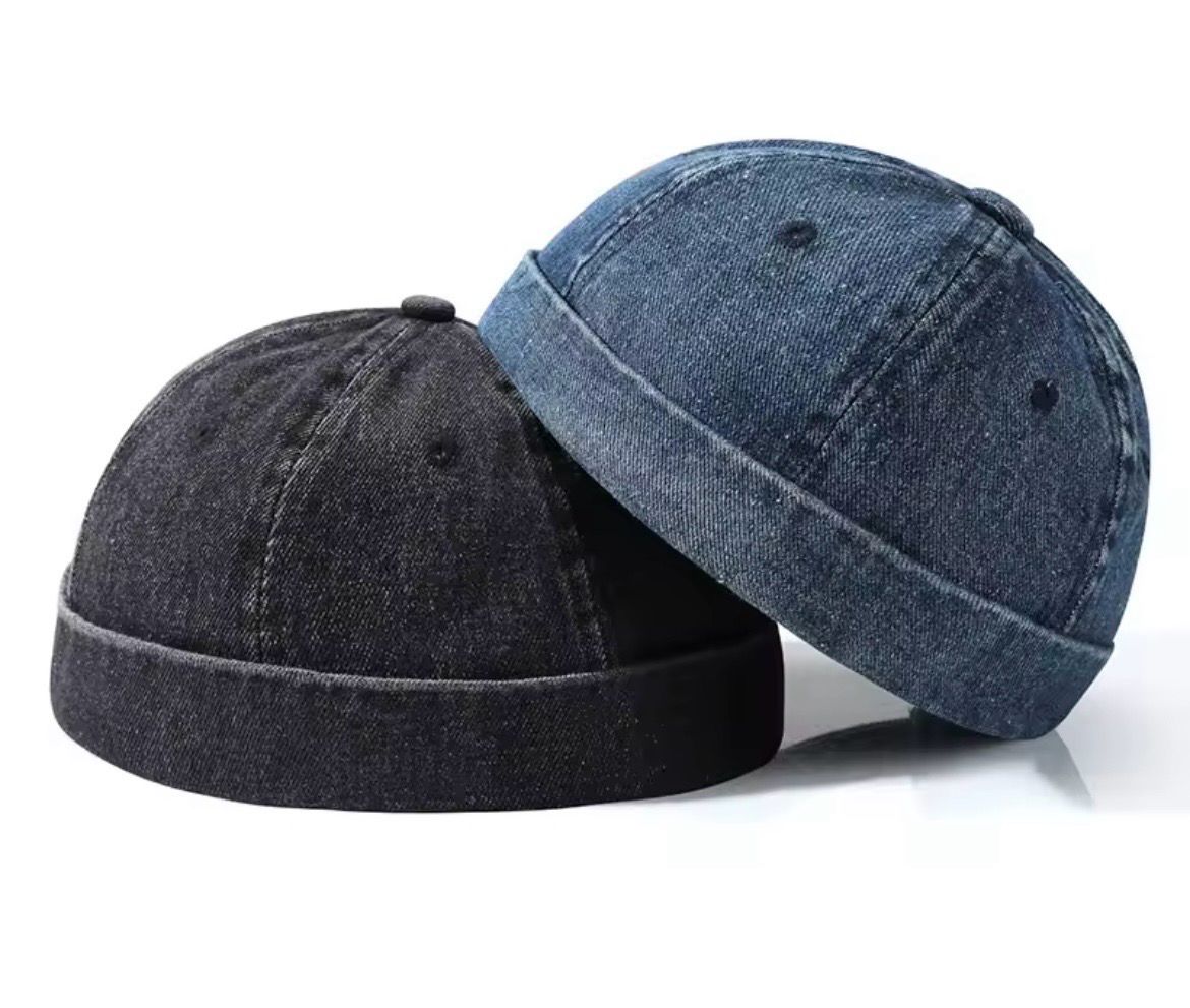Denim Brimless Hat