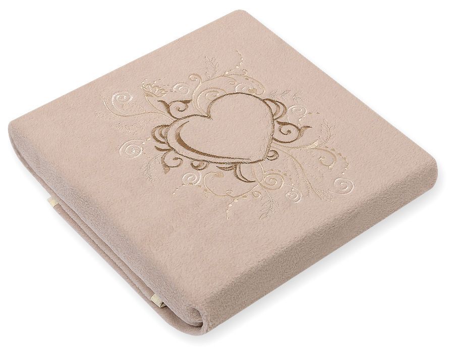 Fleece deken voor baby's - Chique beige