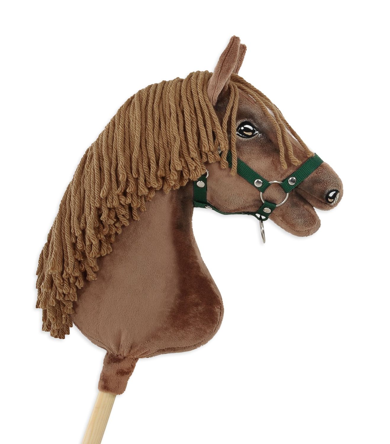 ​Super Hobby Horse – prachtig realistisch groot paard op een stokje- bruine kleur