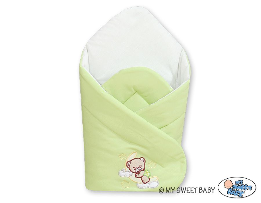 ​Inbakerdoek, groene kleur met beer