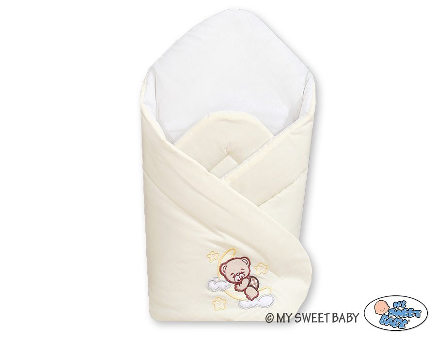 ​Inbakerdoek, creme kleur met beer