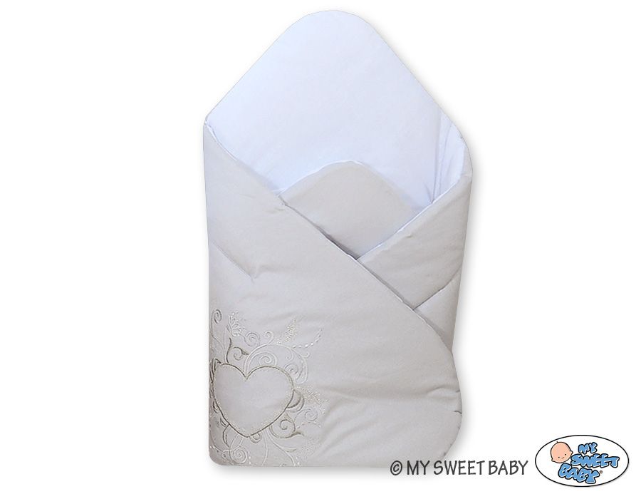 ​Inbakerdoek, grijze kleur met hart