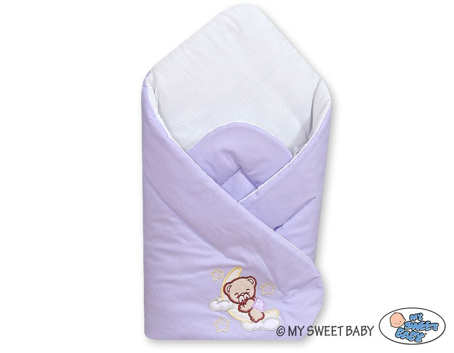 ​Inbakerdoek, paars kleur met beer