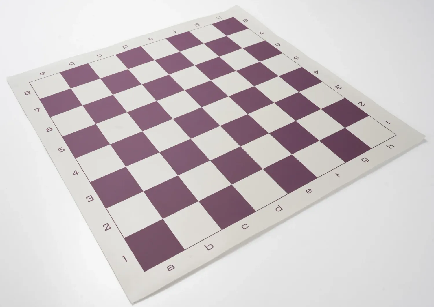 20" Vinyl Roll-up Chess Board Mauve