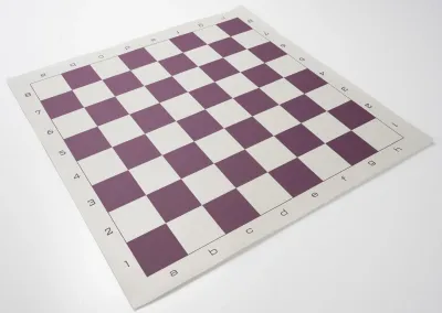 20" Vinyl Roll-up Chess Board Mauve