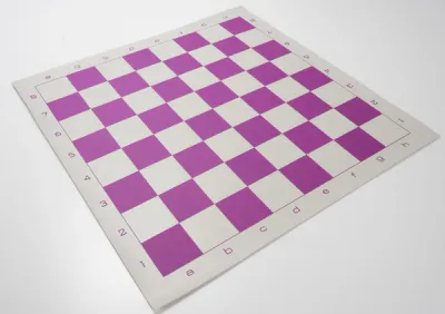 20" Vinyl Roll-up Chess Board purple