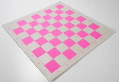 20" Vinyl Roll-up Chess Board pink