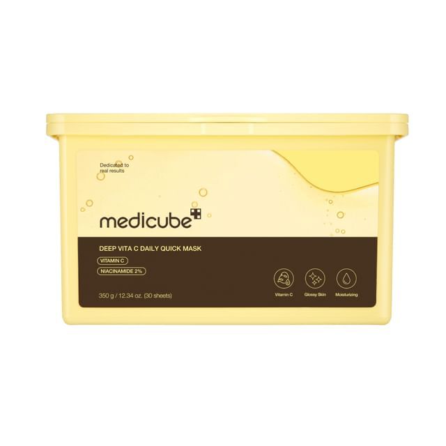[MEDICUBE] DEEP VITA C DAILY QUICK MASK (30pcs)