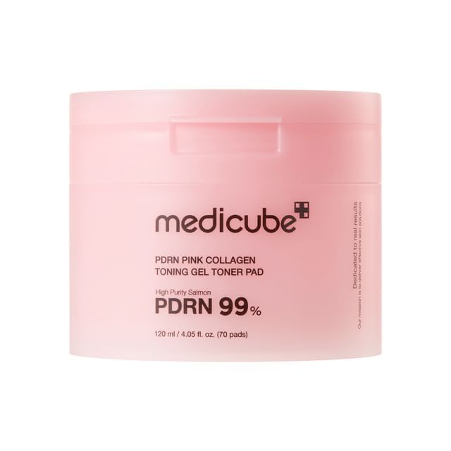 [MEDICUBE] PDRN Pink Collagen Toning Gel Toner Pad 120ml