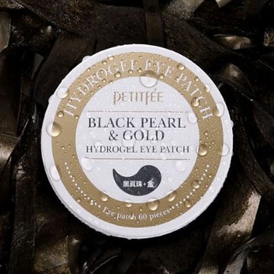 [PETITFEE] Black Pearl &amp; Gold Hydrogel Eye Patch (60sheets)