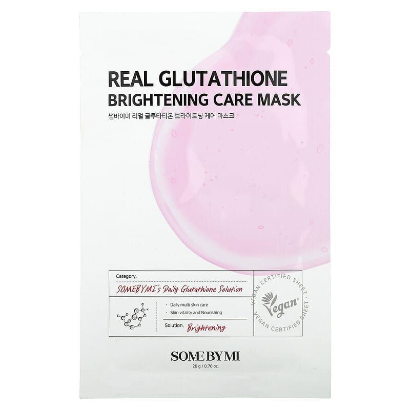 [SOMEBYMI] Real Glutathione Brightening Calming Care Mask 1ea