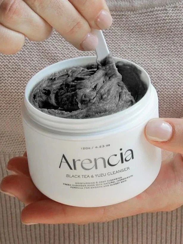 [ARENCIA] Black Tea Rice Mochi Cleanser 120g