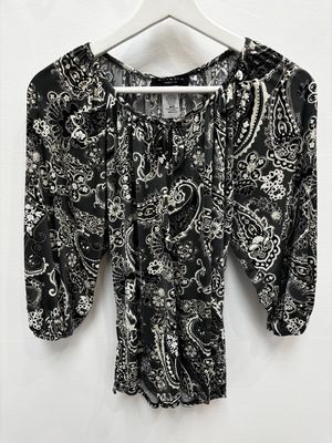 Bell Sleeve Surplice Top