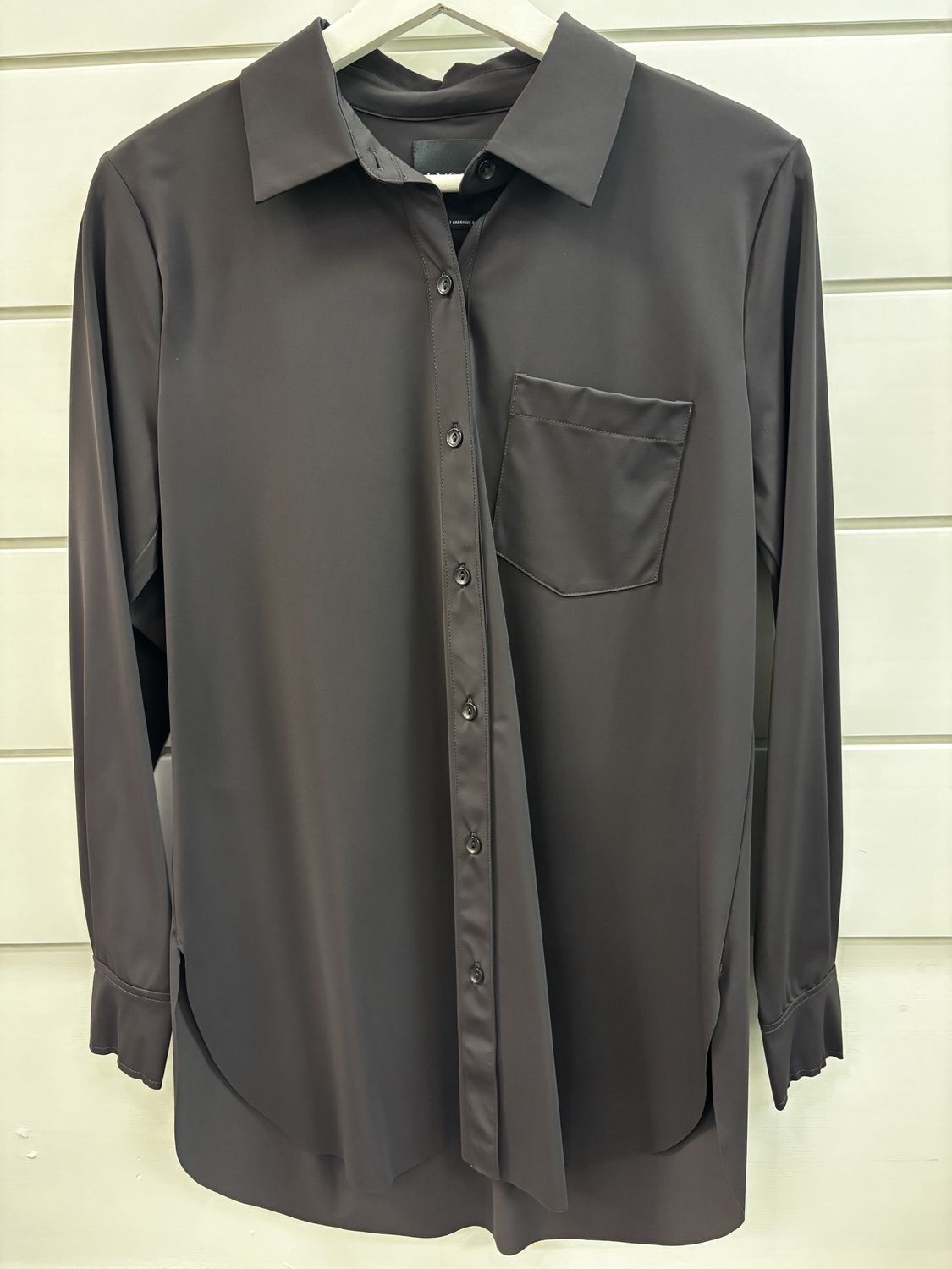 Schiffer Button Down - Brown, Size: Small