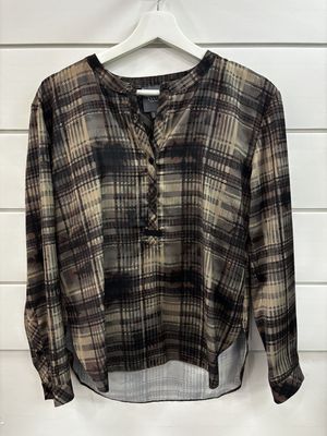 Erica Pullover Shirt - Hunter Plaid