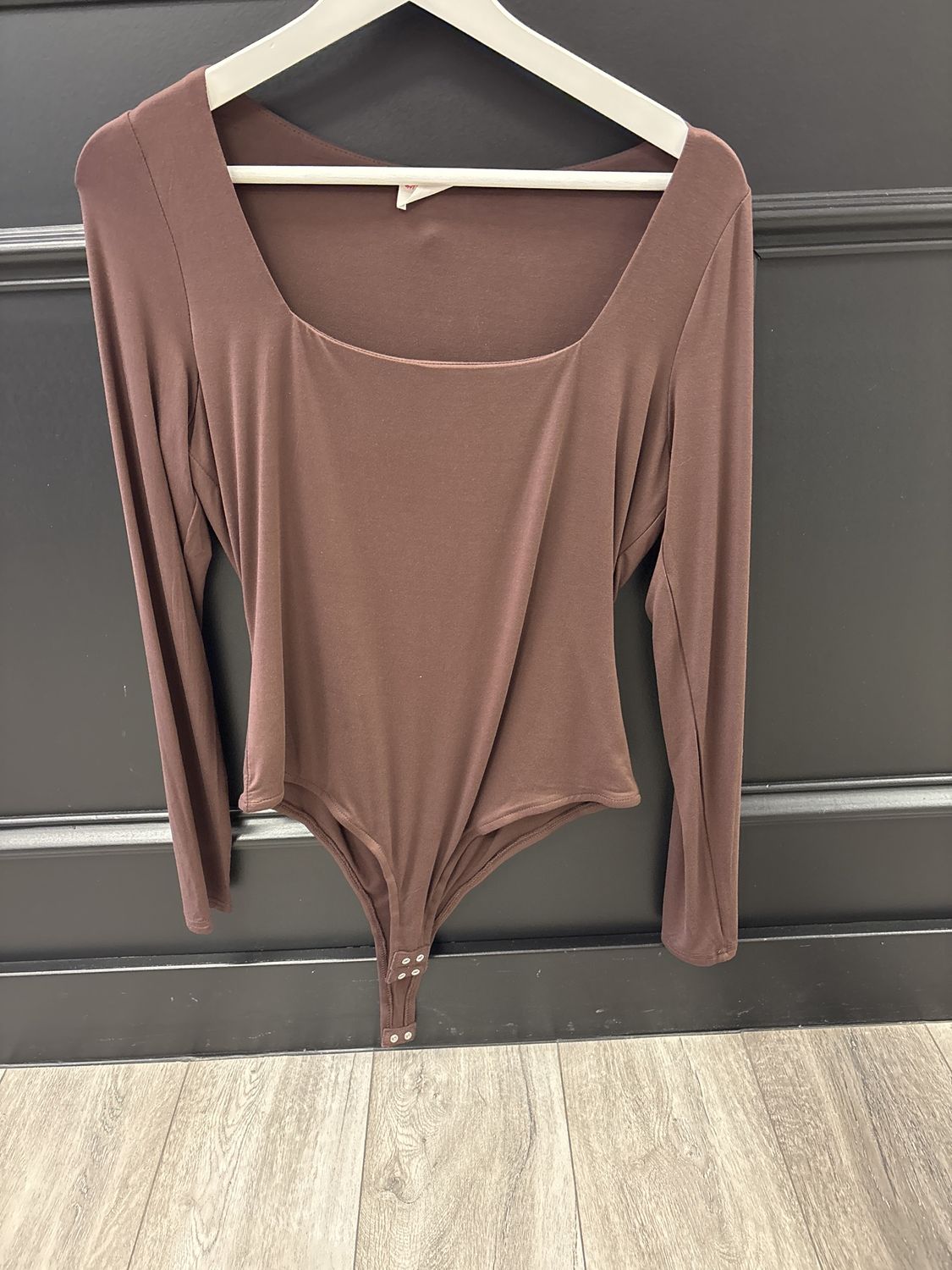 Brown Bodysuit, Size: Medium