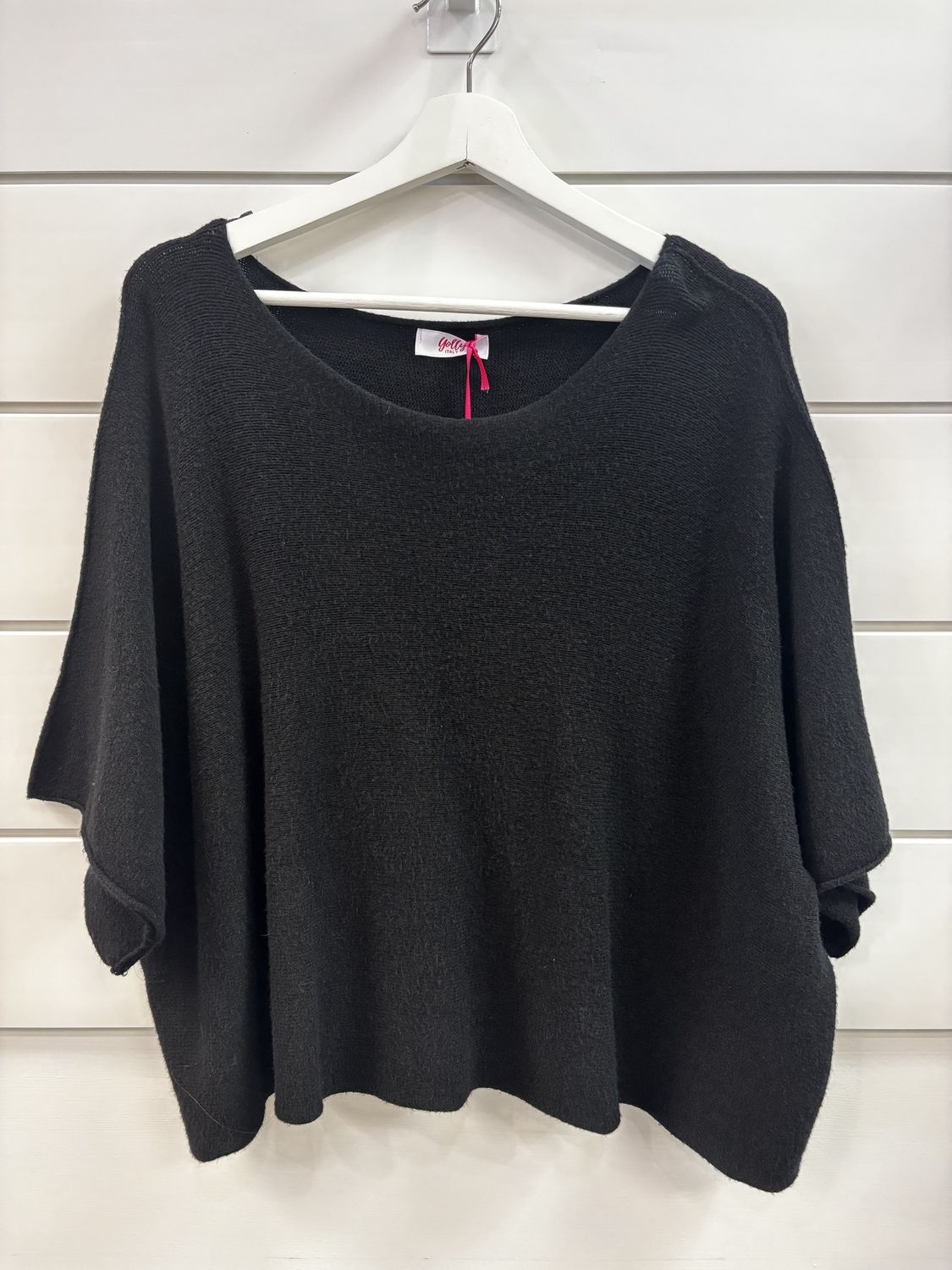 Boxy Black - One Size Sweater