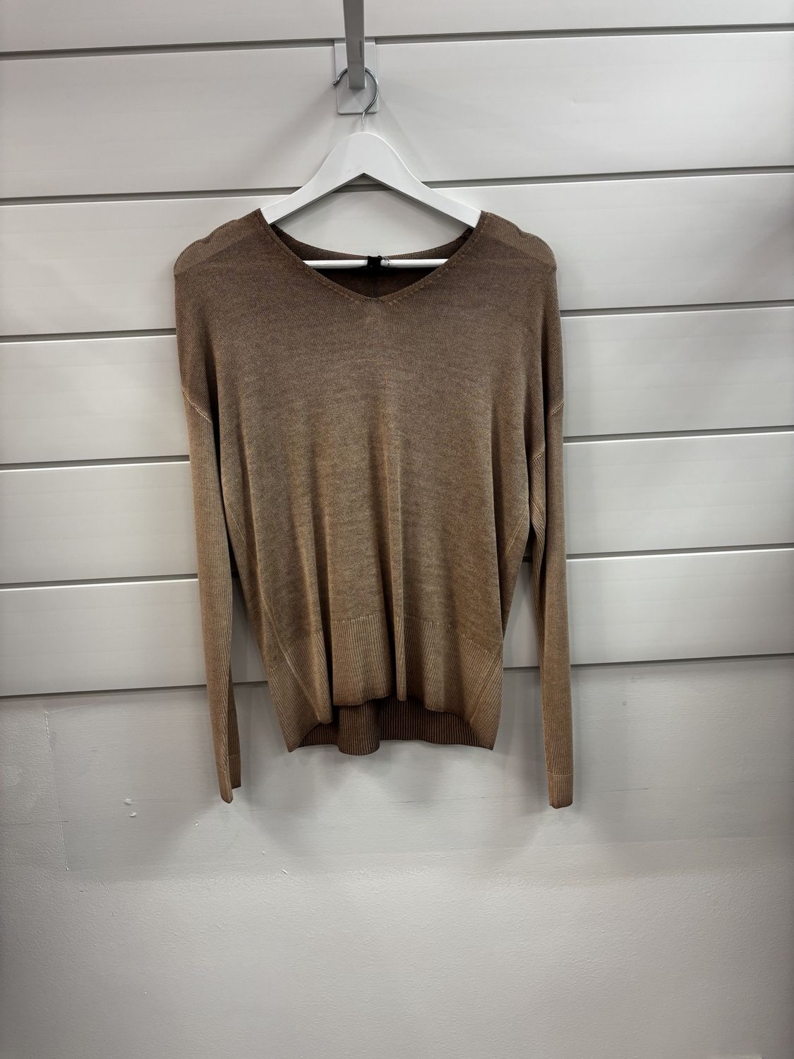 C2695 Brown Ombré Sweater, Size: XSmall