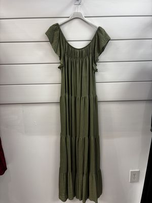 Camila Olive Dress - Size Small