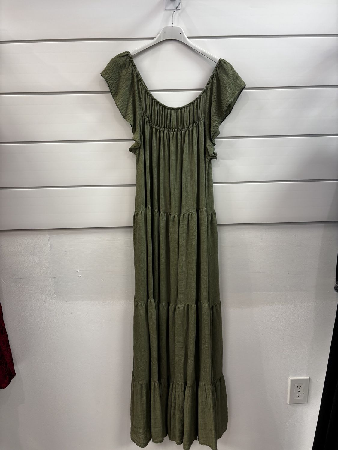 Camila Olive Dress - Size Small, Size: Small