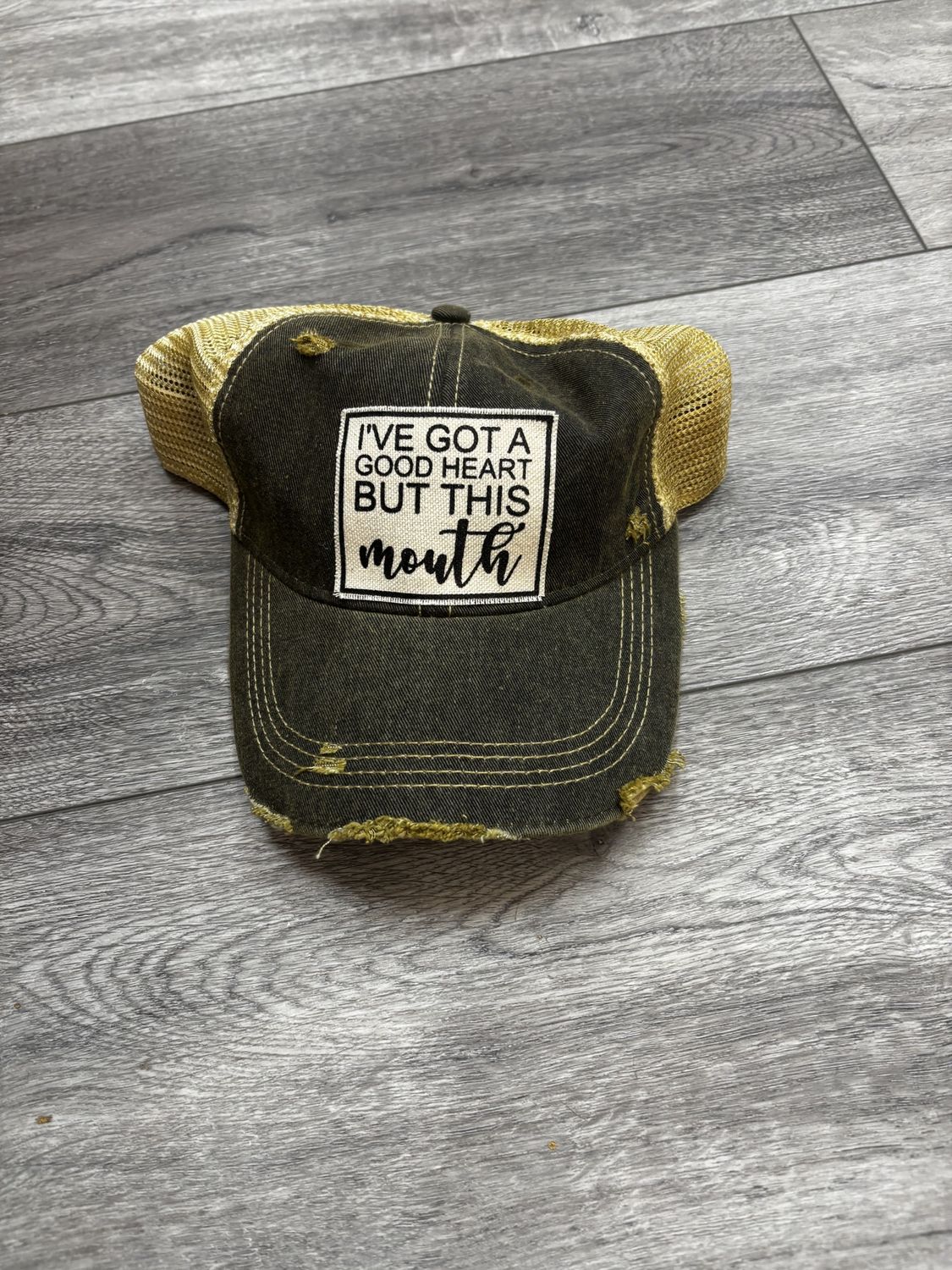 Distressed Baseball Hats