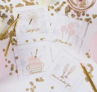 Birthday Girl Cloth Napkins