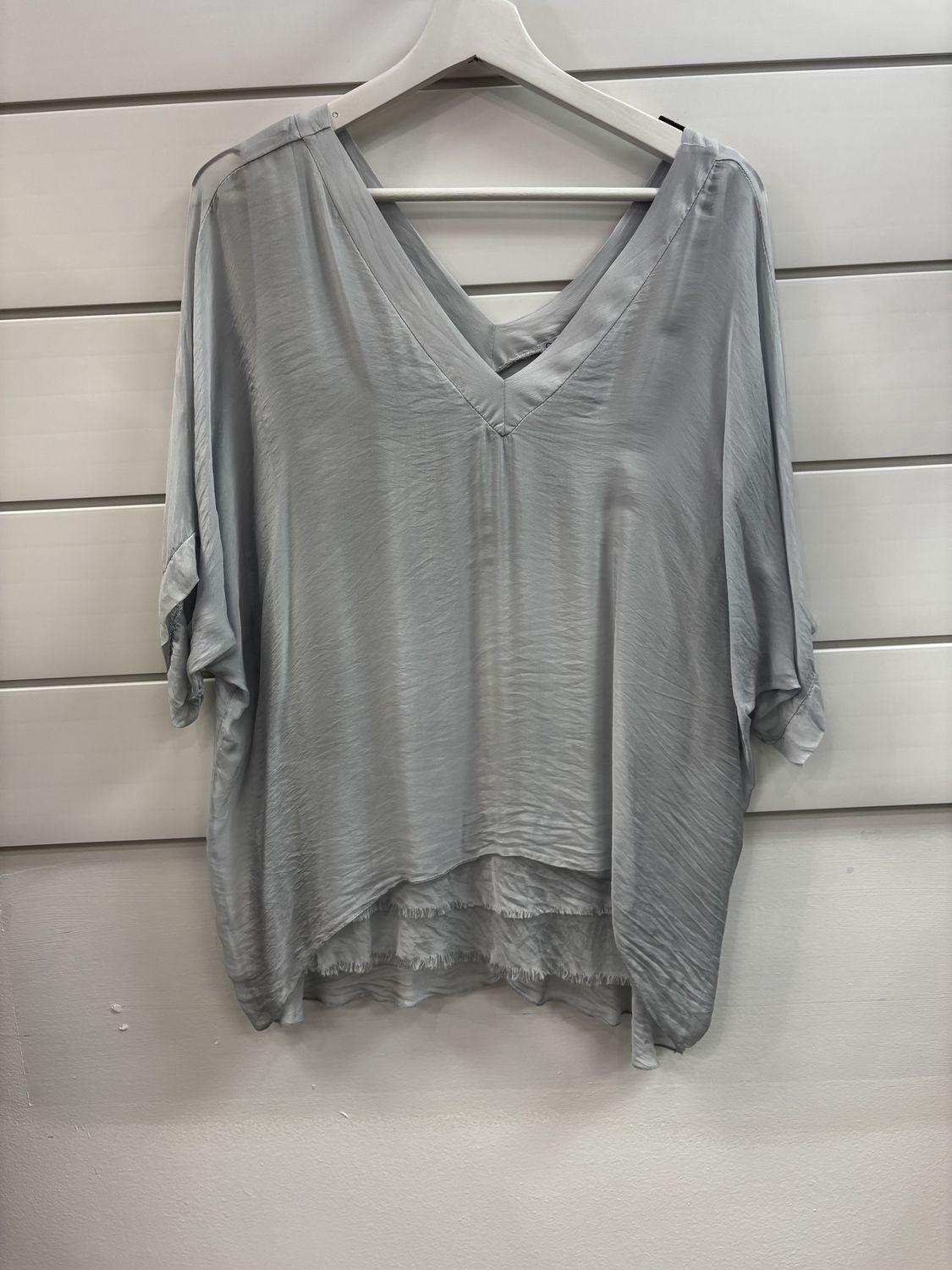 Grey V Neck - One Size