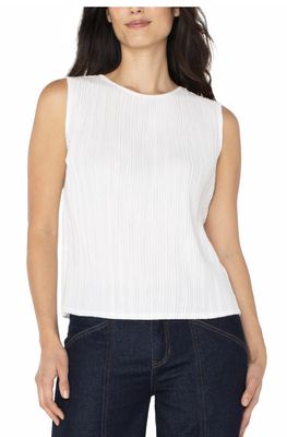 Sleeveless Boatneck Vintage White