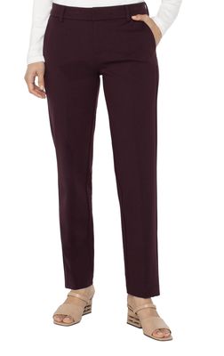 Lm4654m42 Kelsey Wide Leg Dark Plum