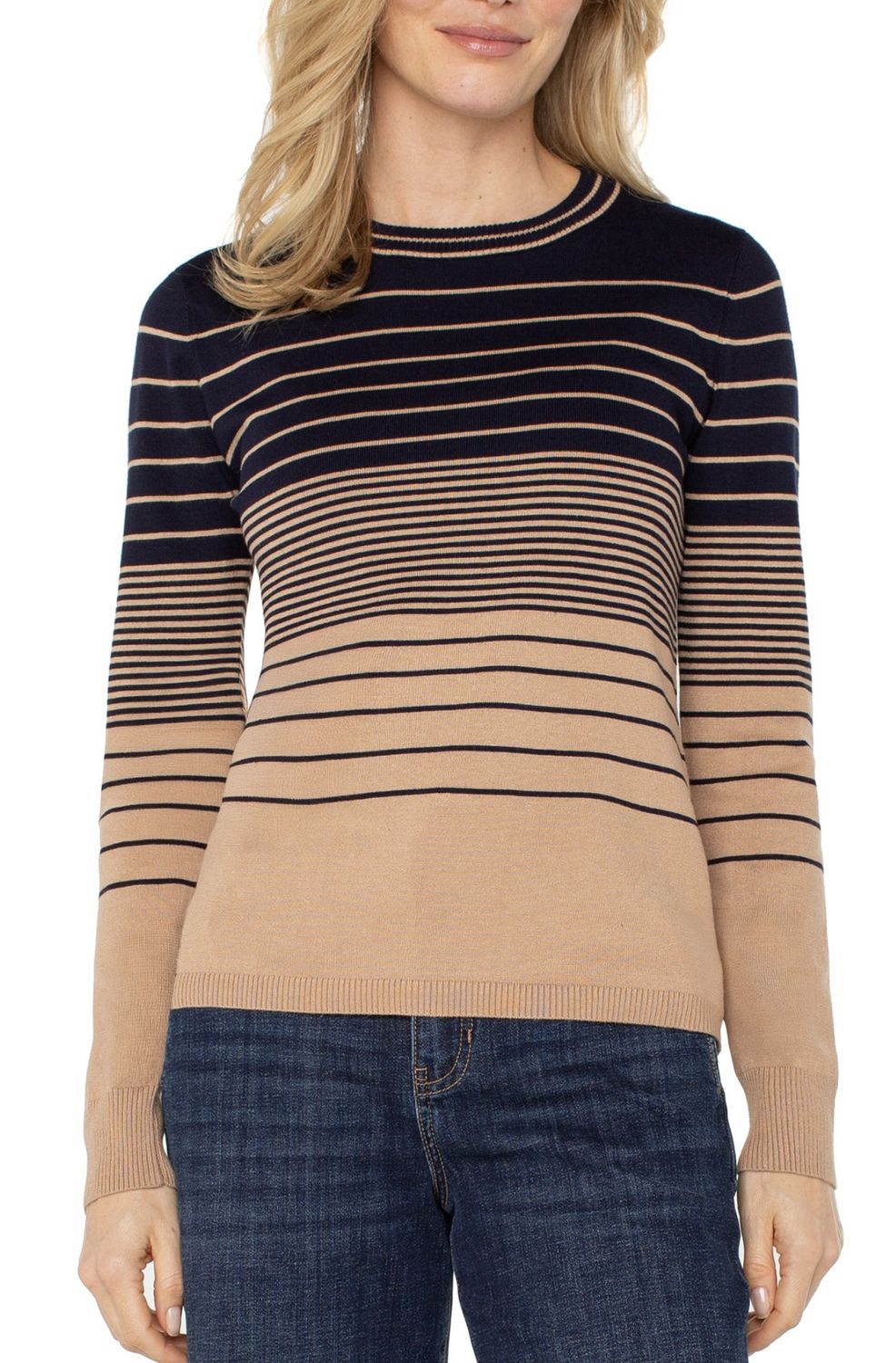Lm8h61sr14 Navy Tan Stripe, Size: Medium