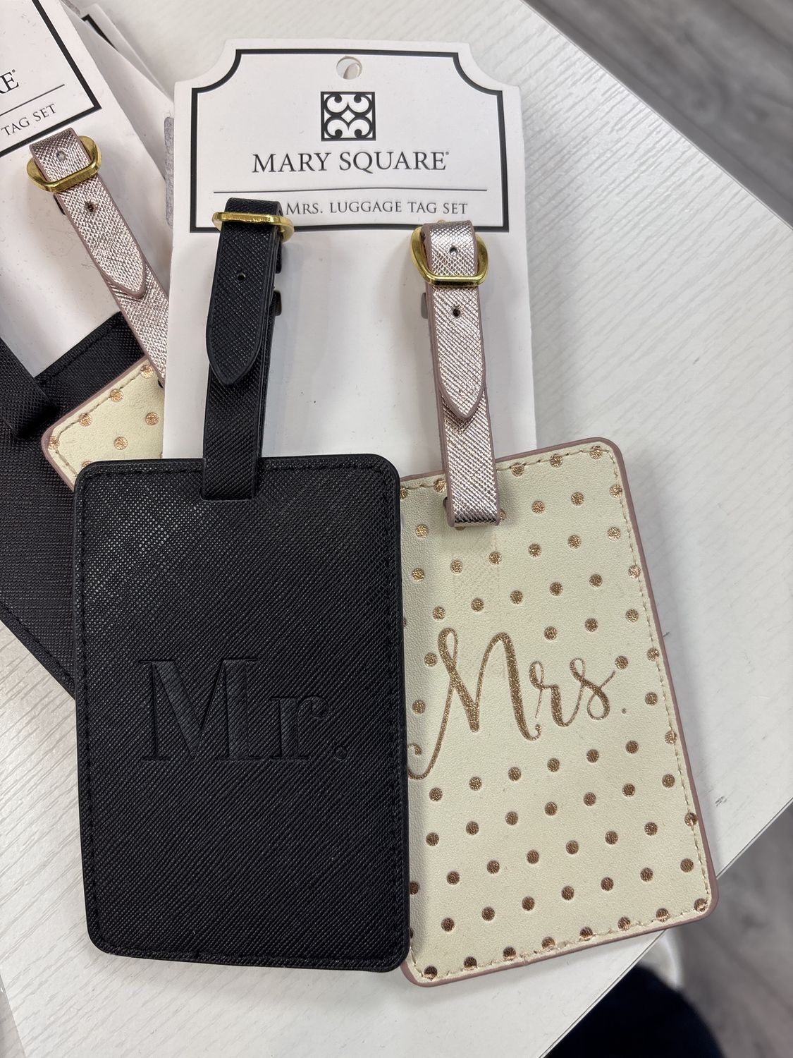 Mr. and Mrs. Luggage Tags