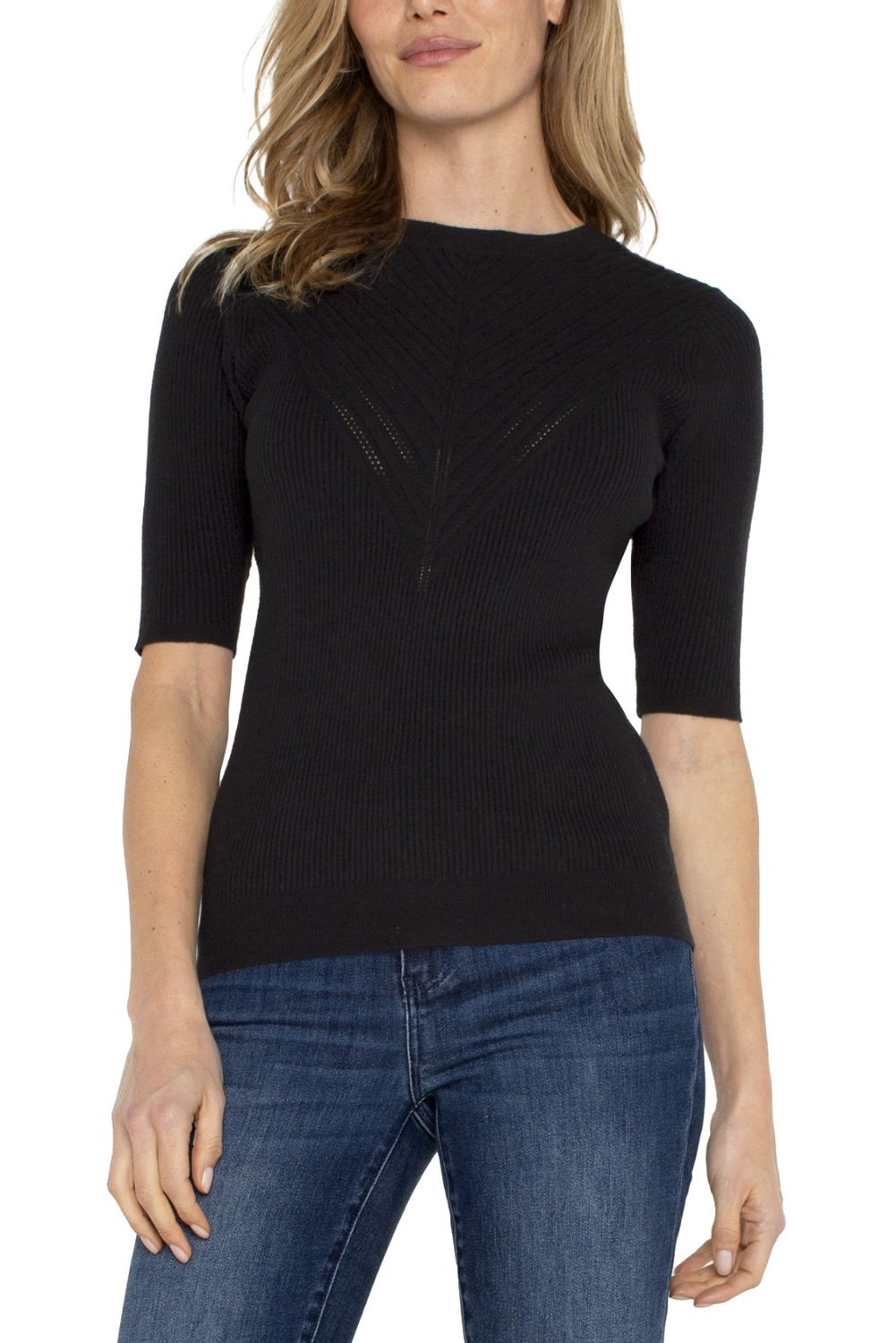 Funnelneck Elbow Black - Size XLarge